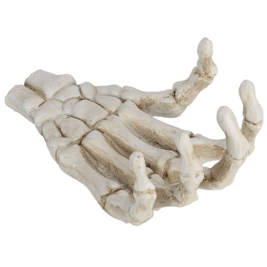 Halloween Skeleton Hands High Hardness Corrosion Resistance Light Weight Hand Bone Ornaments for Teaching Tool Bracket