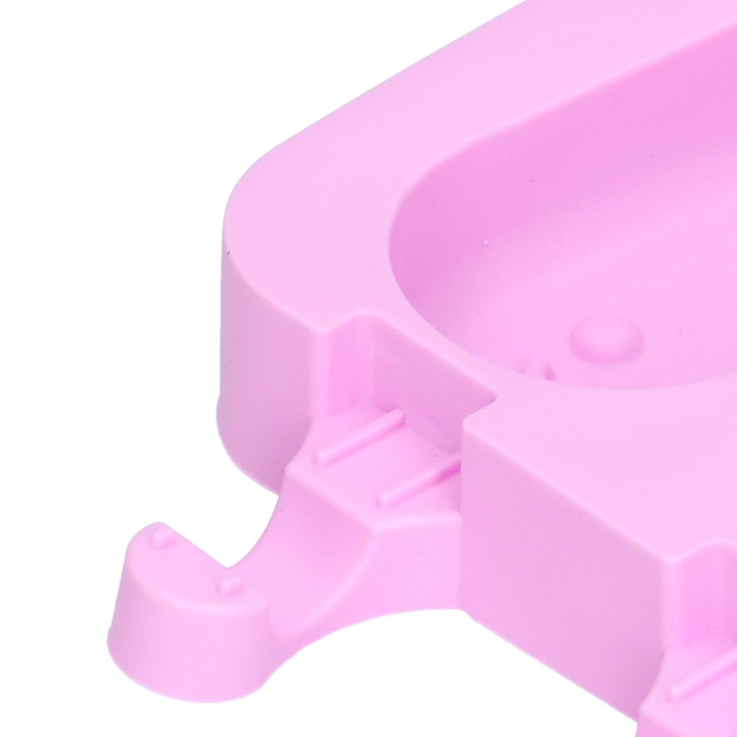 2Pcs 3 Grid Silicone Ice Cream Mold with Lid Rabbit Shaped Mold for Summer Home Kitchen