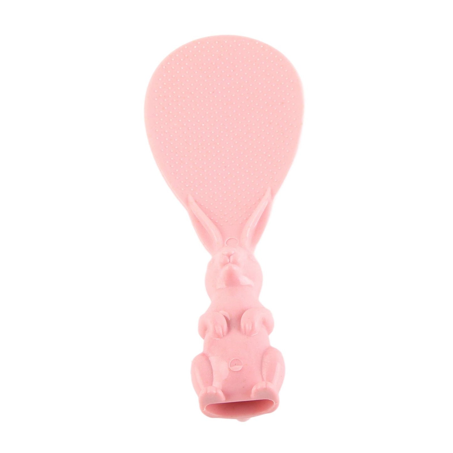 Bunny Shape Standable Rice Scooper Nonstick Rabbit Rice Paddle Rice Spoon Stand Up Serving Rice Shovel Pink