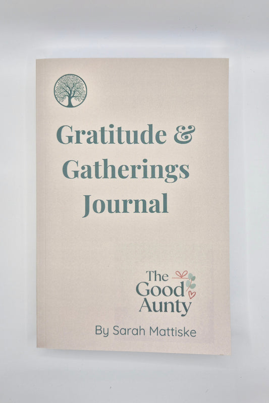 Gratitude & Gatherings Journal — A Keepsake for the Good Aunty
