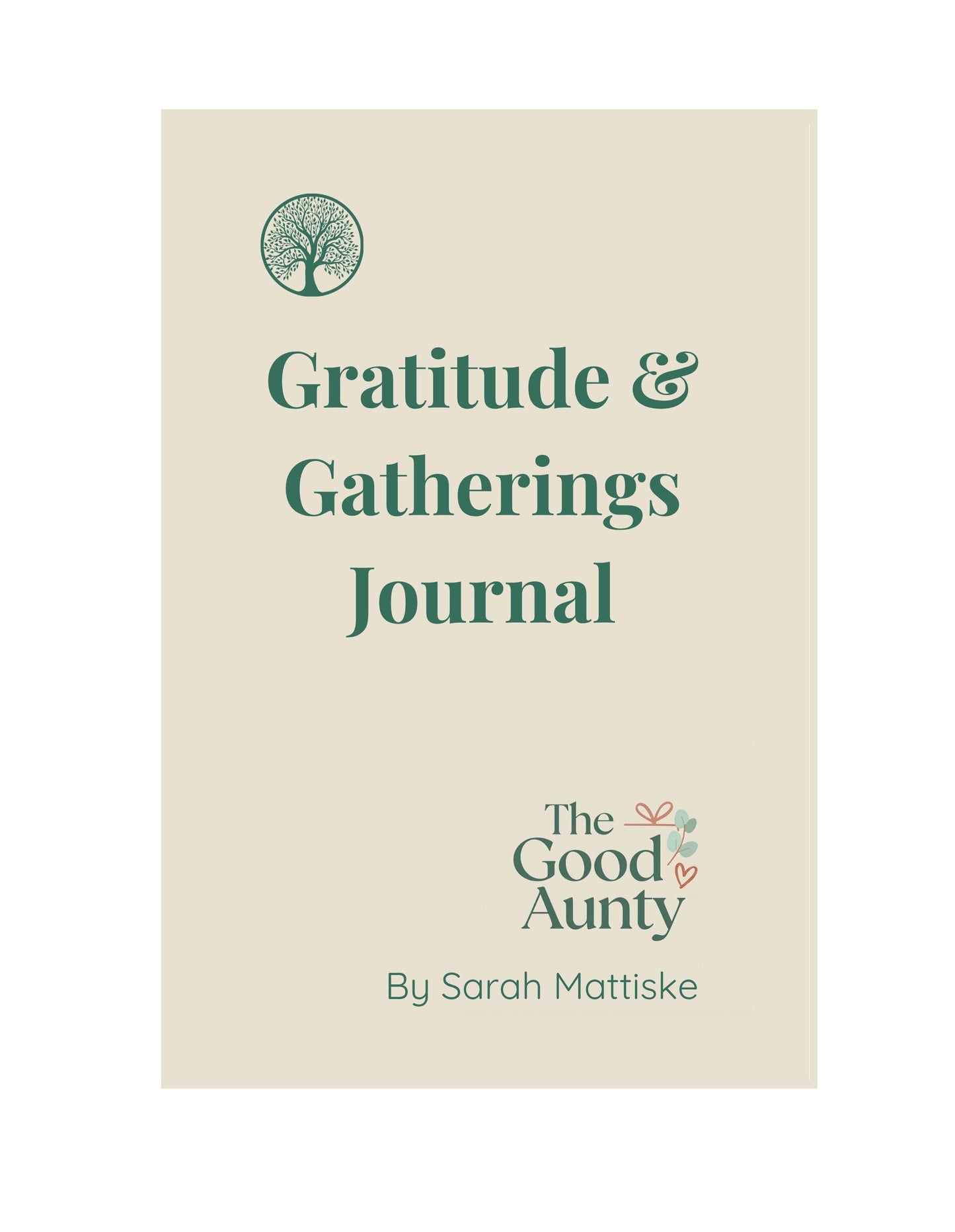 Gratitude & Gatherings Journal — A Keepsake for the Good Aunty