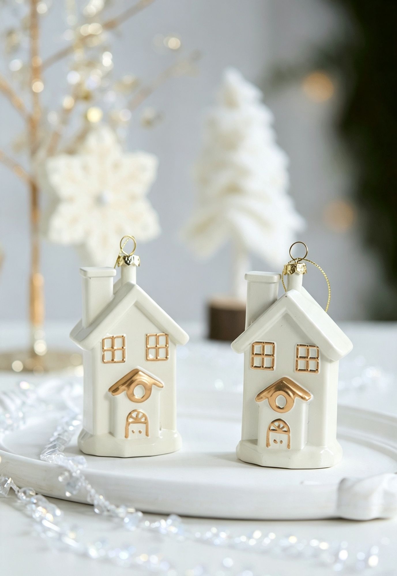 Halloween & Christmas Tree Hanging Ornament, Camper Van Design Pendant, Holiday Scene Decoration Prop