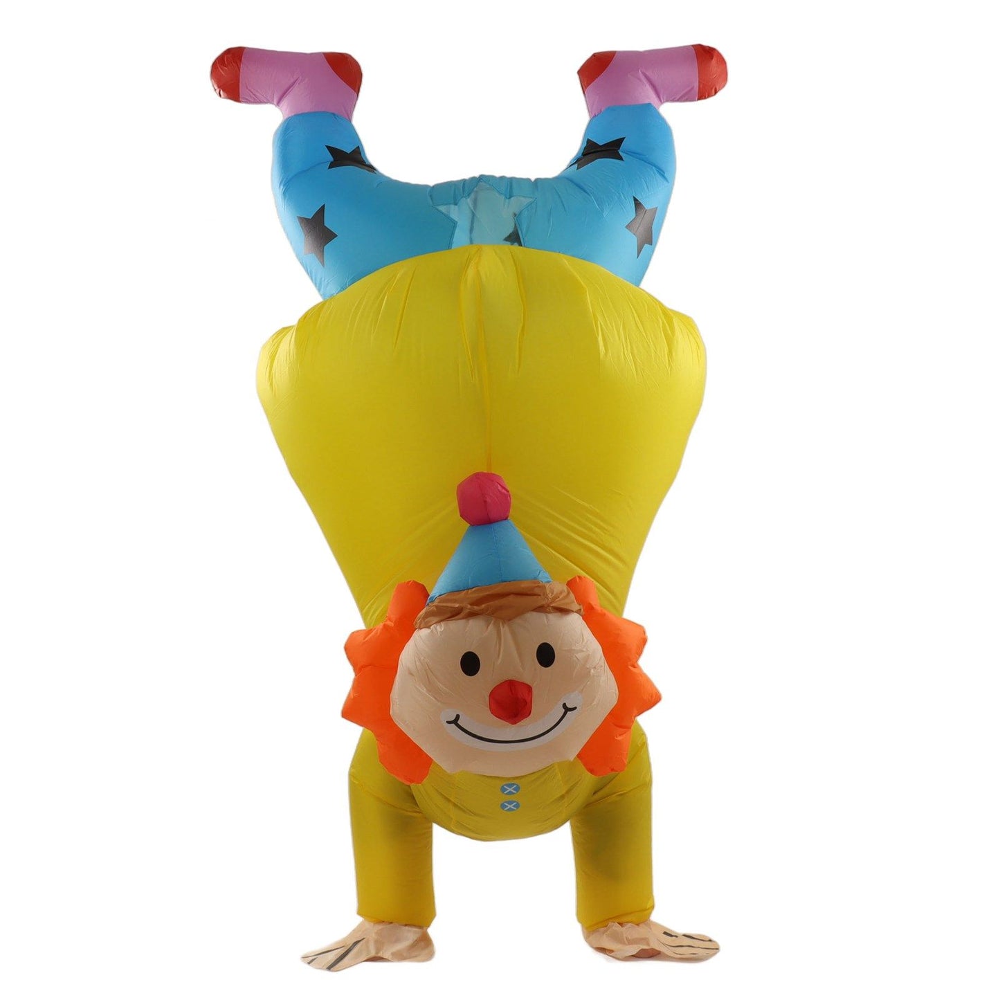Adult Inflatable Handstand Clown Costume Halloween Upside Down Clown Inflatable Costume