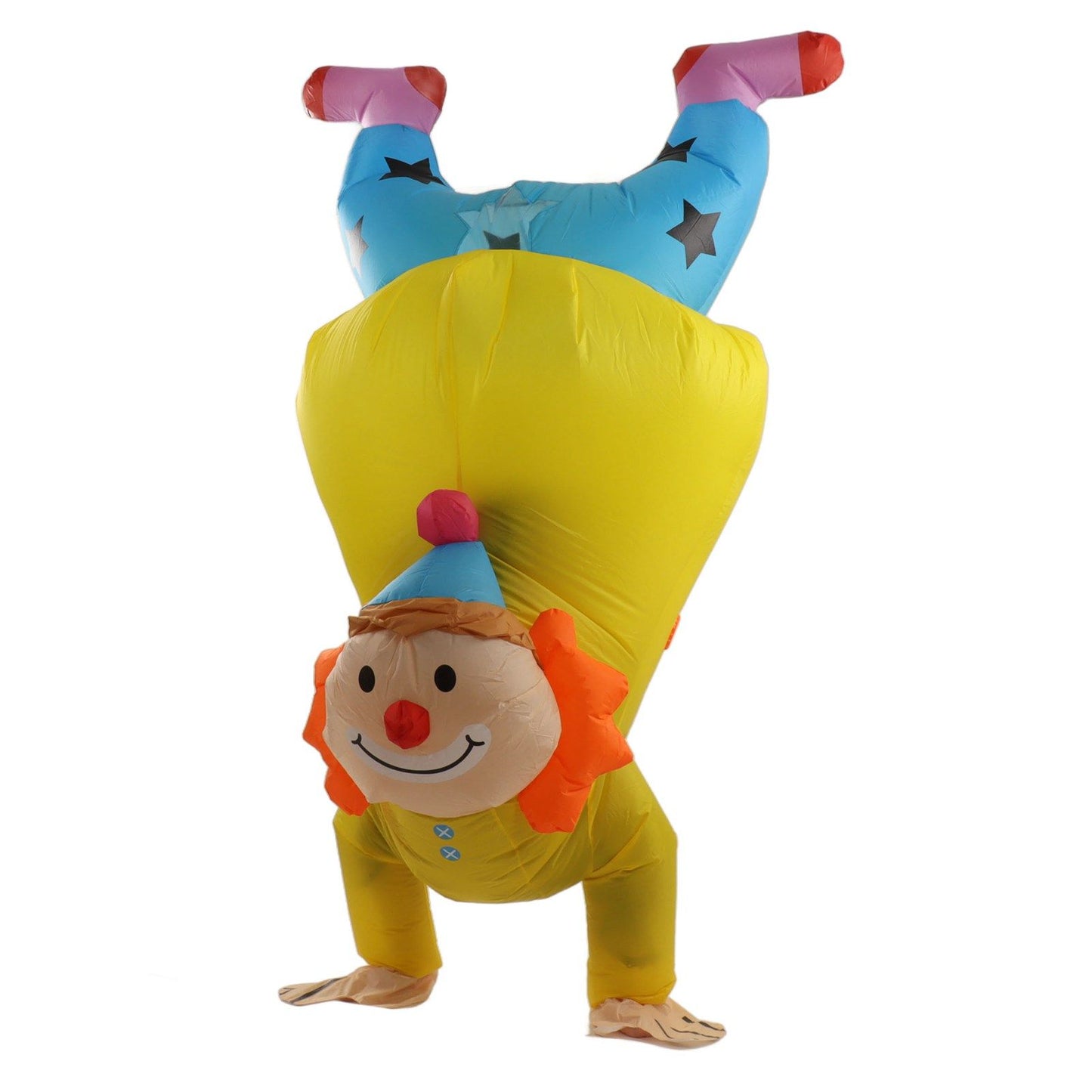 Adult Inflatable Handstand Clown Costume Halloween Upside Down Clown Inflatable Costume