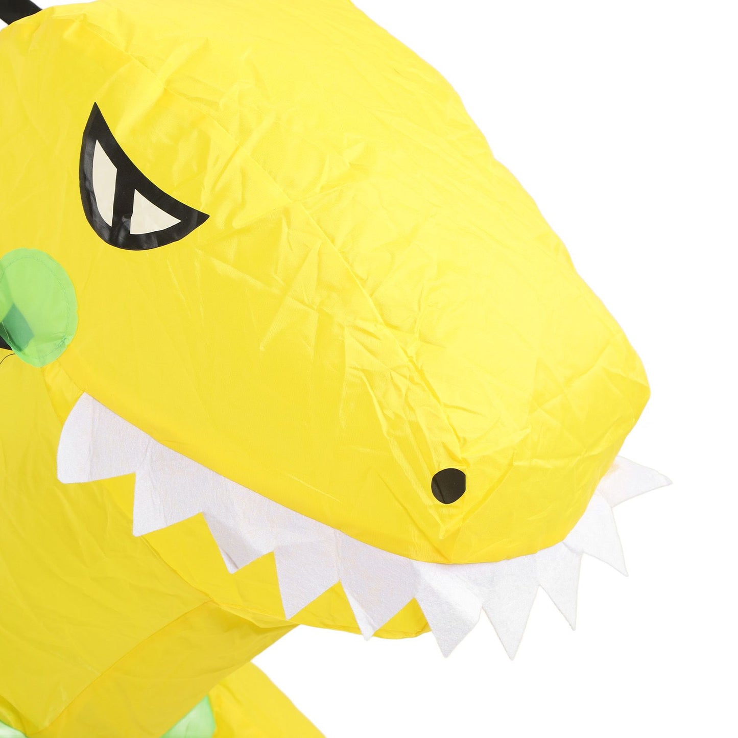 Yellow Dinosaur Inflatable Costume Half Body Model Weird Dinosaur Shape Inflatable Costume Middle Child 120‑140cm