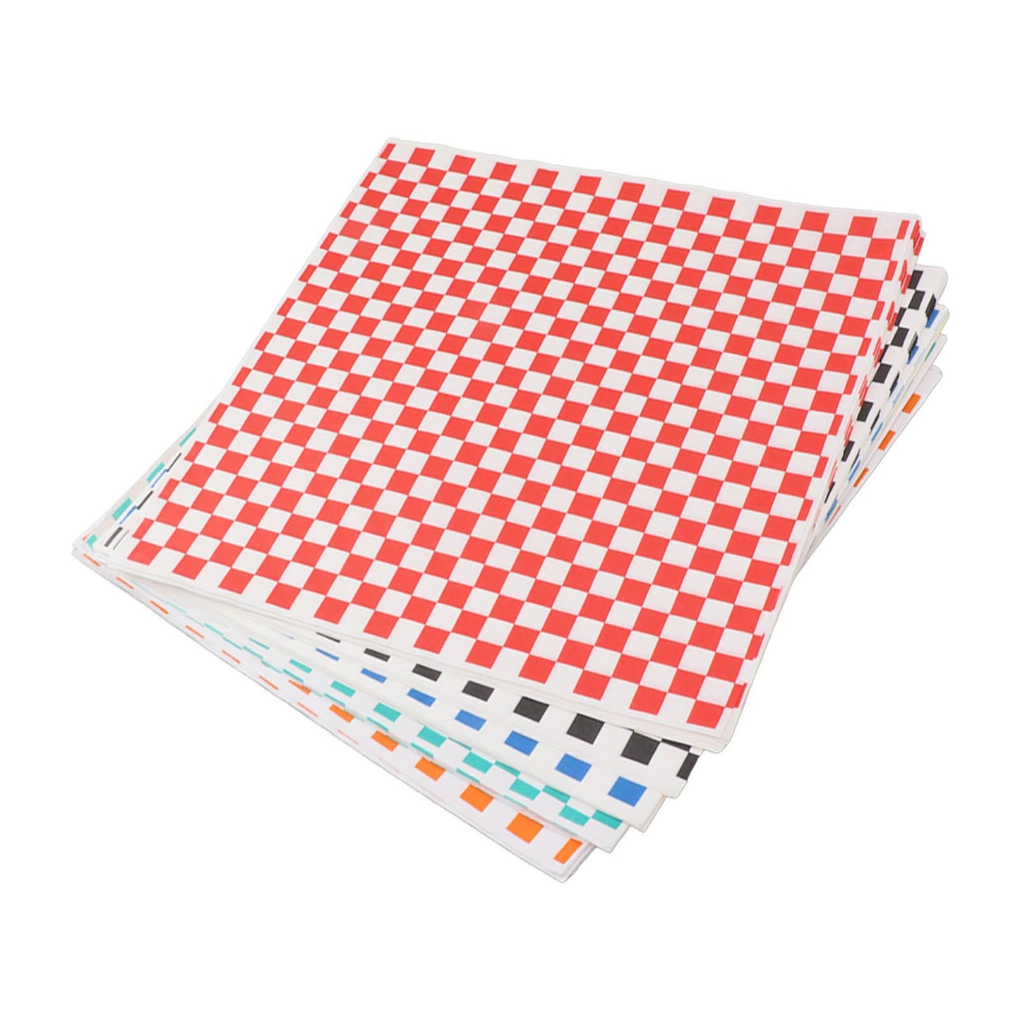 240 Sheets Checkered Dry Waxed Deli Paper Sheets Grease Resistant Food Basket Liners Deli Wrap Wax Paper Sheets for Sandwiches
