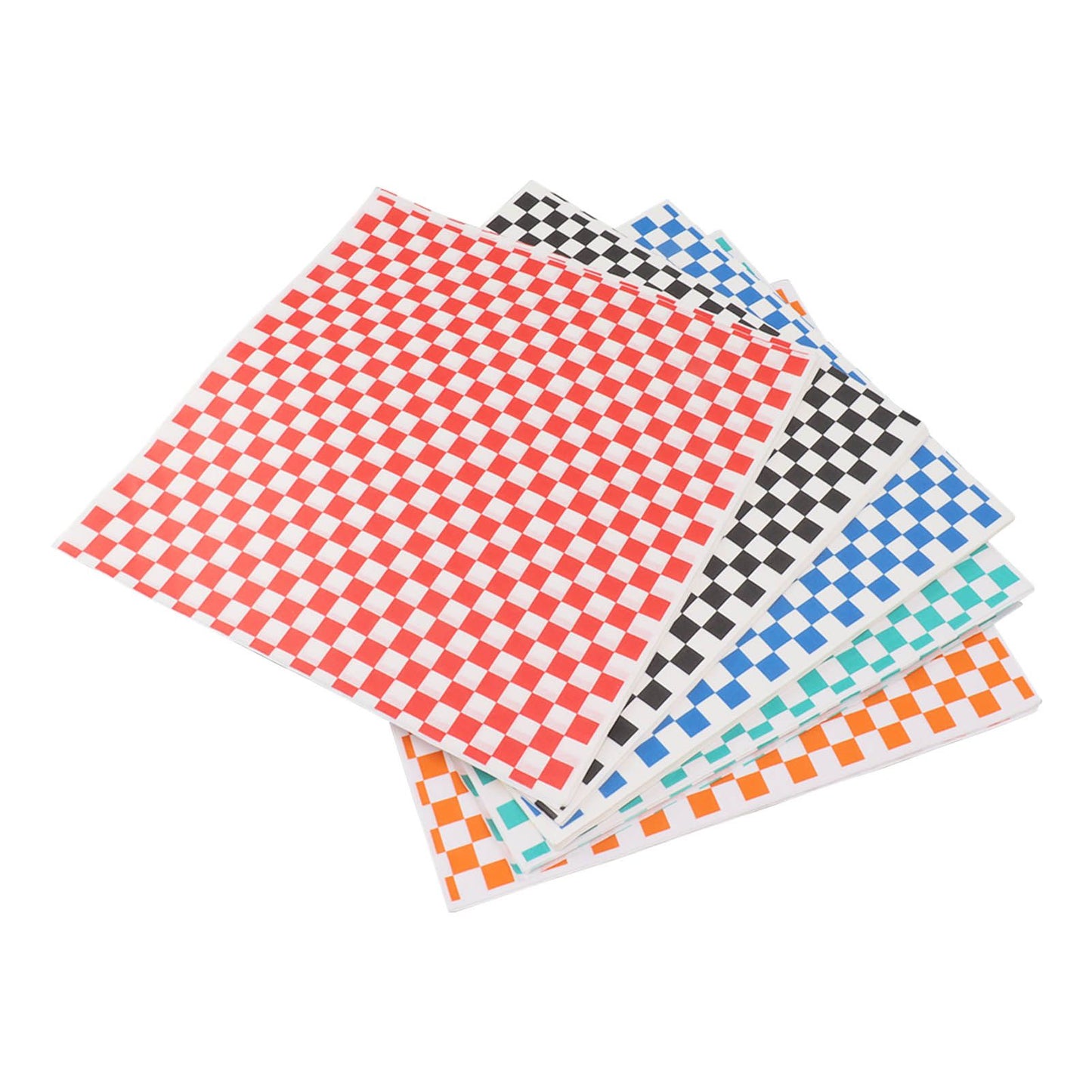 240 Sheets Checkered Dry Waxed Deli Paper Sheets Grease Resistant Food Basket Liners Deli Wrap Wax Paper Sheets for Sandwiches