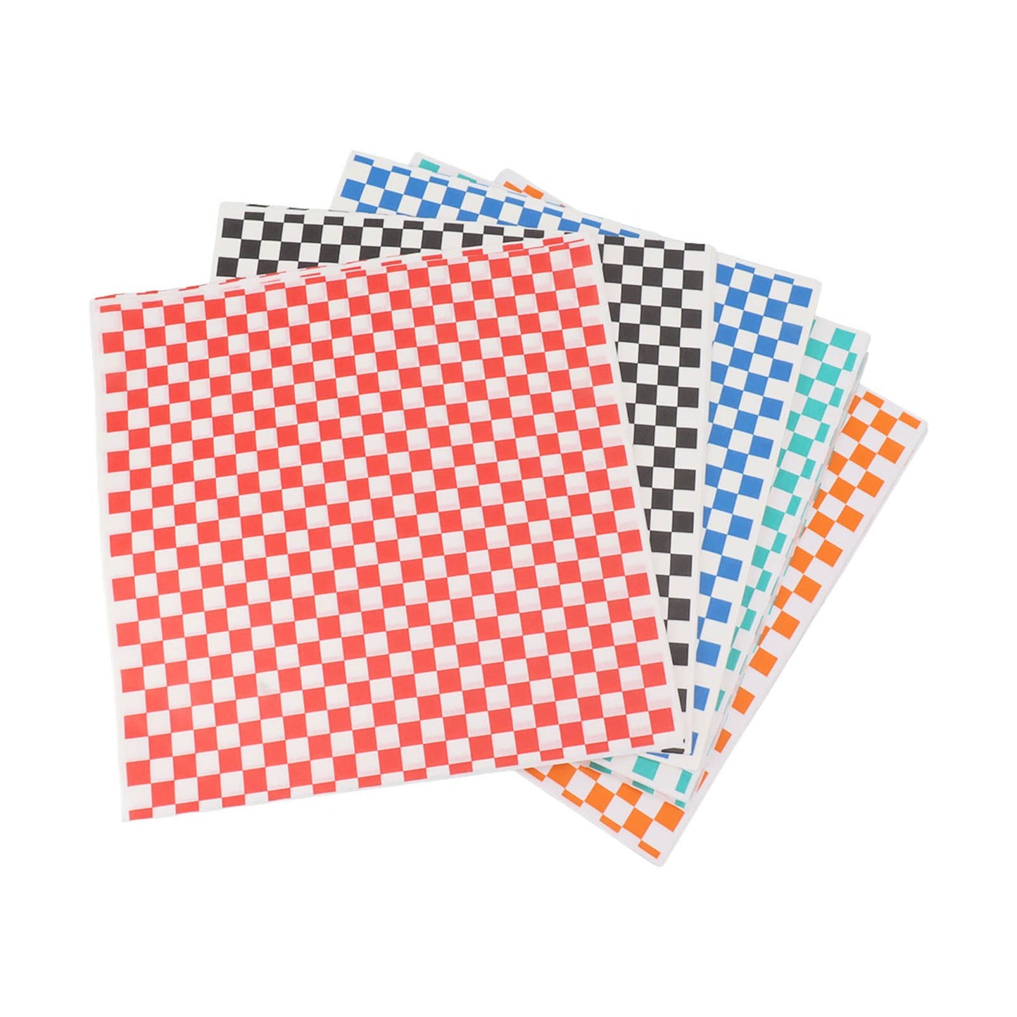 240 Sheets Checkered Dry Waxed Deli Paper Sheets Grease Resistant Food Basket Liners Deli Wrap Wax Paper Sheets for Sandwiches