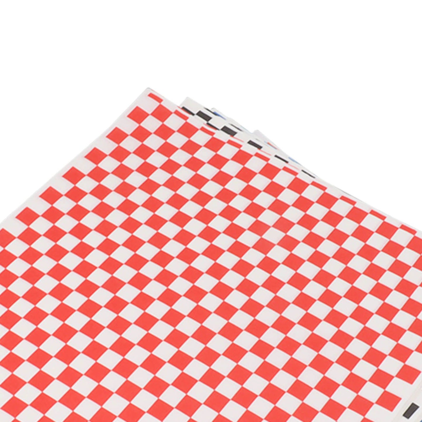 240 Sheets Checkered Dry Waxed Deli Paper Sheets Grease Resistant Food Basket Liners Deli Wrap Wax Paper Sheets for Sandwiches