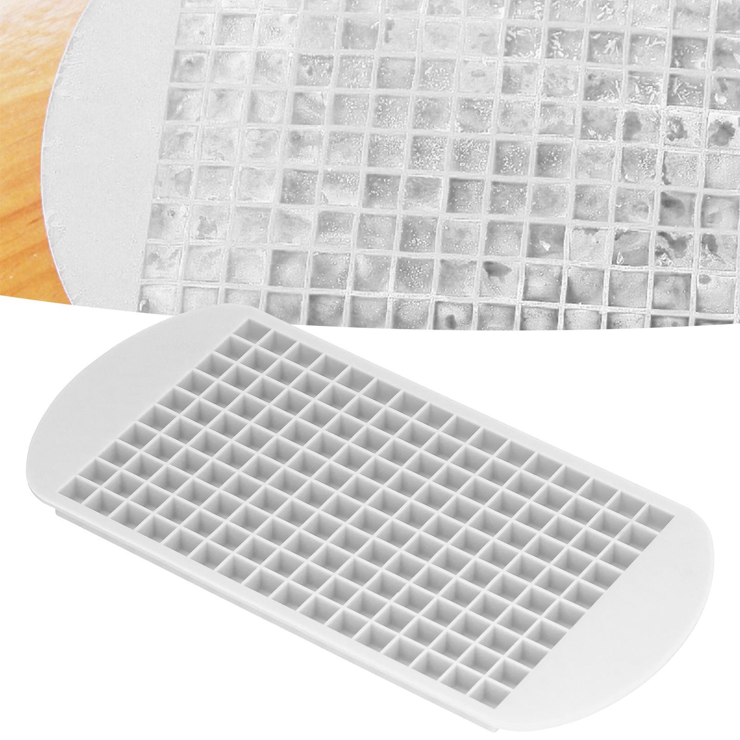 Ice Cubes Tray Mold Food Grade Silicone Mold DIY Baking Tools for Pudding Ice Cream Cake ChocolateWhite