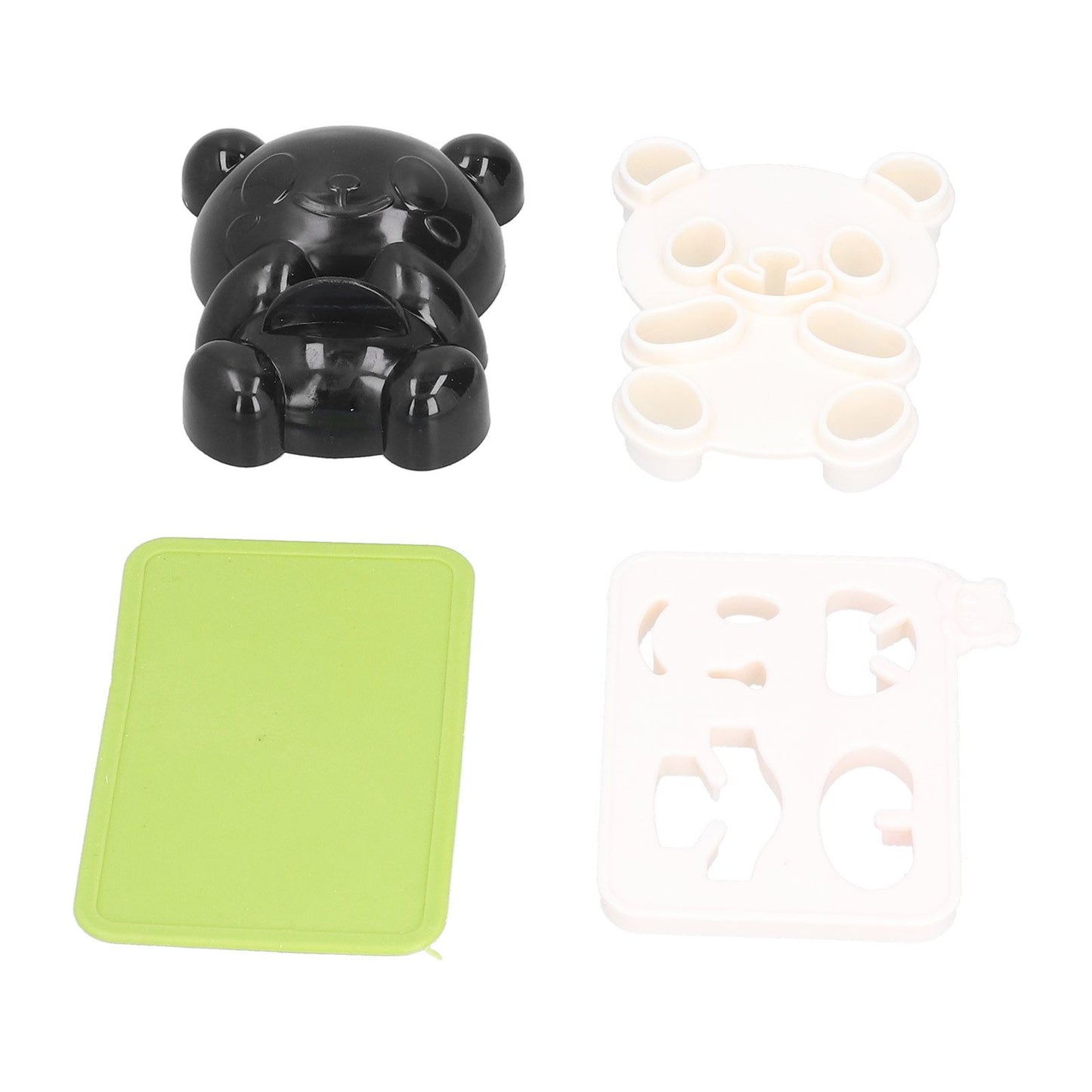Panda Rice Ball Mold Food Grade Silicone Cute DIY Cookies Onigiri Mold for Kitchen Restaurants
