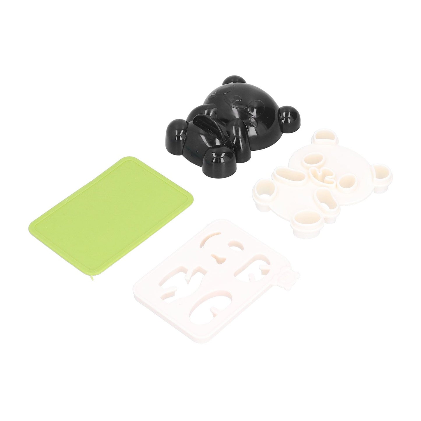 Panda Rice Ball Mold Food Grade Silicone Cute DIY Cookies Onigiri Mold for Kitchen Restaurants