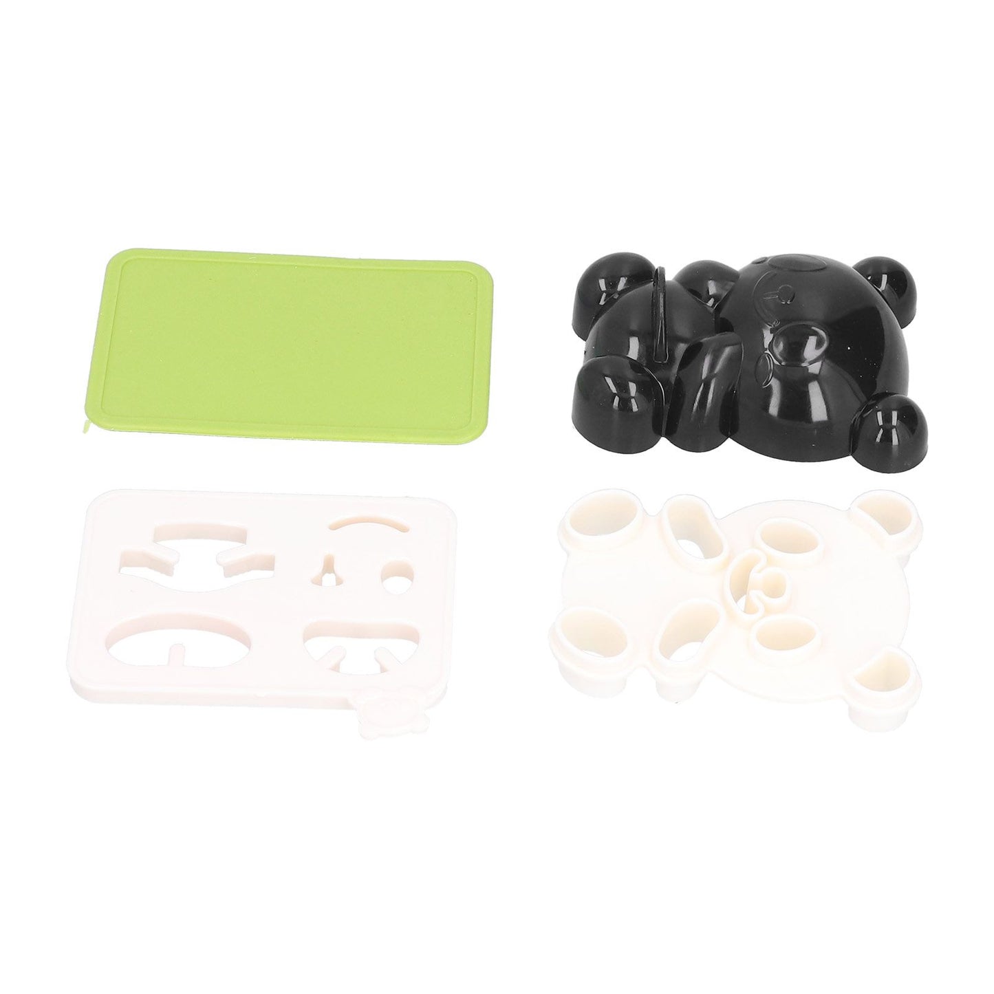Panda Rice Ball Mold Food Grade Silicone Cute DIY Cookies Onigiri Mold for Kitchen Restaurants