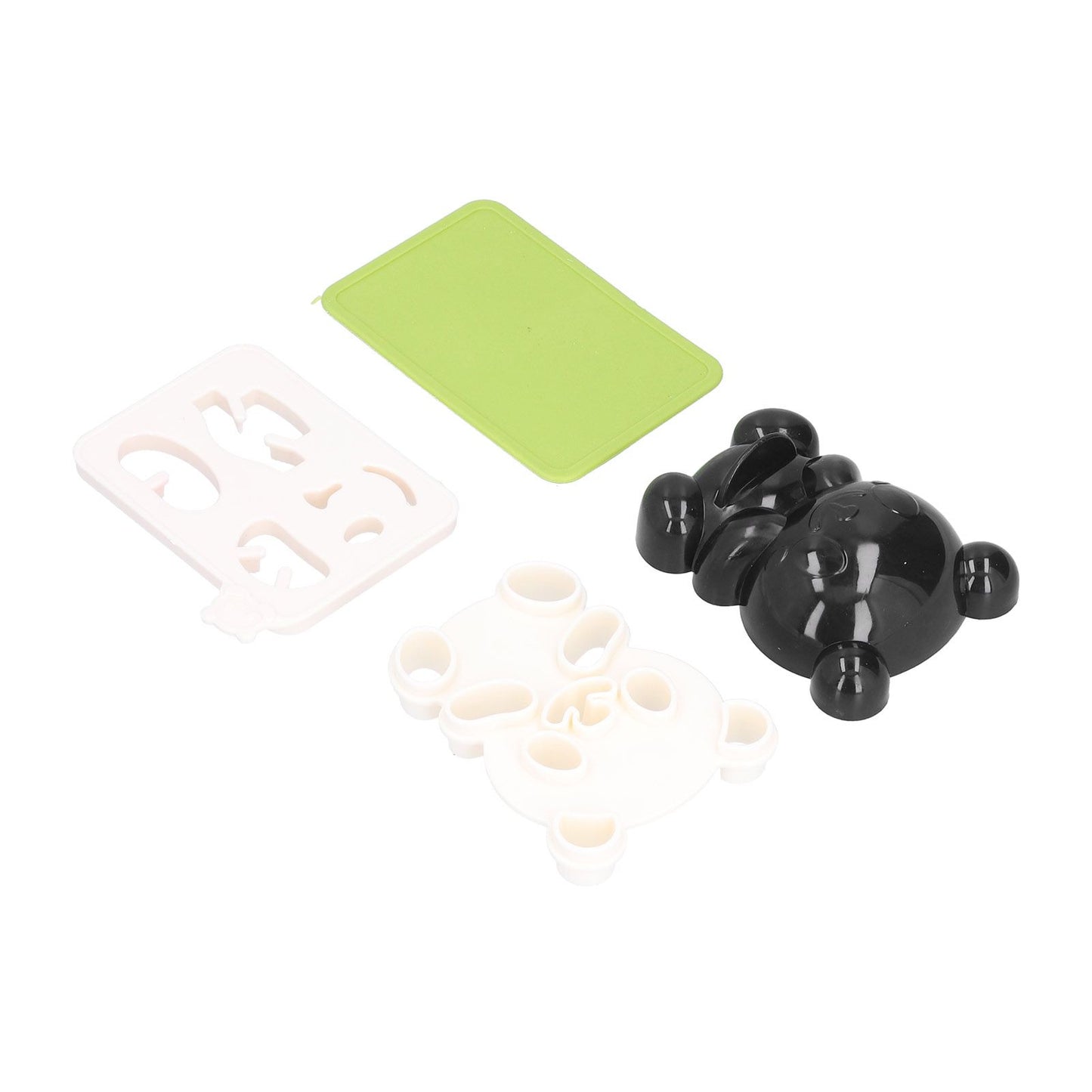 Panda Rice Ball Mold Food Grade Silicone Cute DIY Cookies Onigiri Mold for Kitchen Restaurants