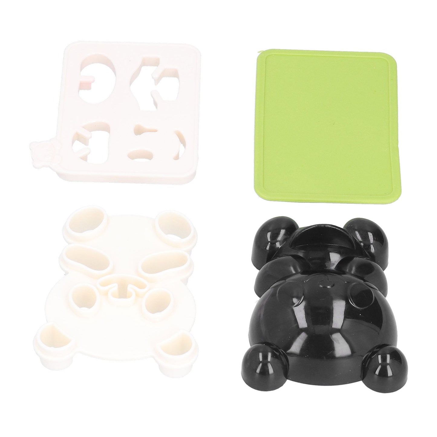 Panda Rice Ball Mold Food Grade Silicone Cute DIY Cookies Onigiri Mold for Kitchen Restaurants