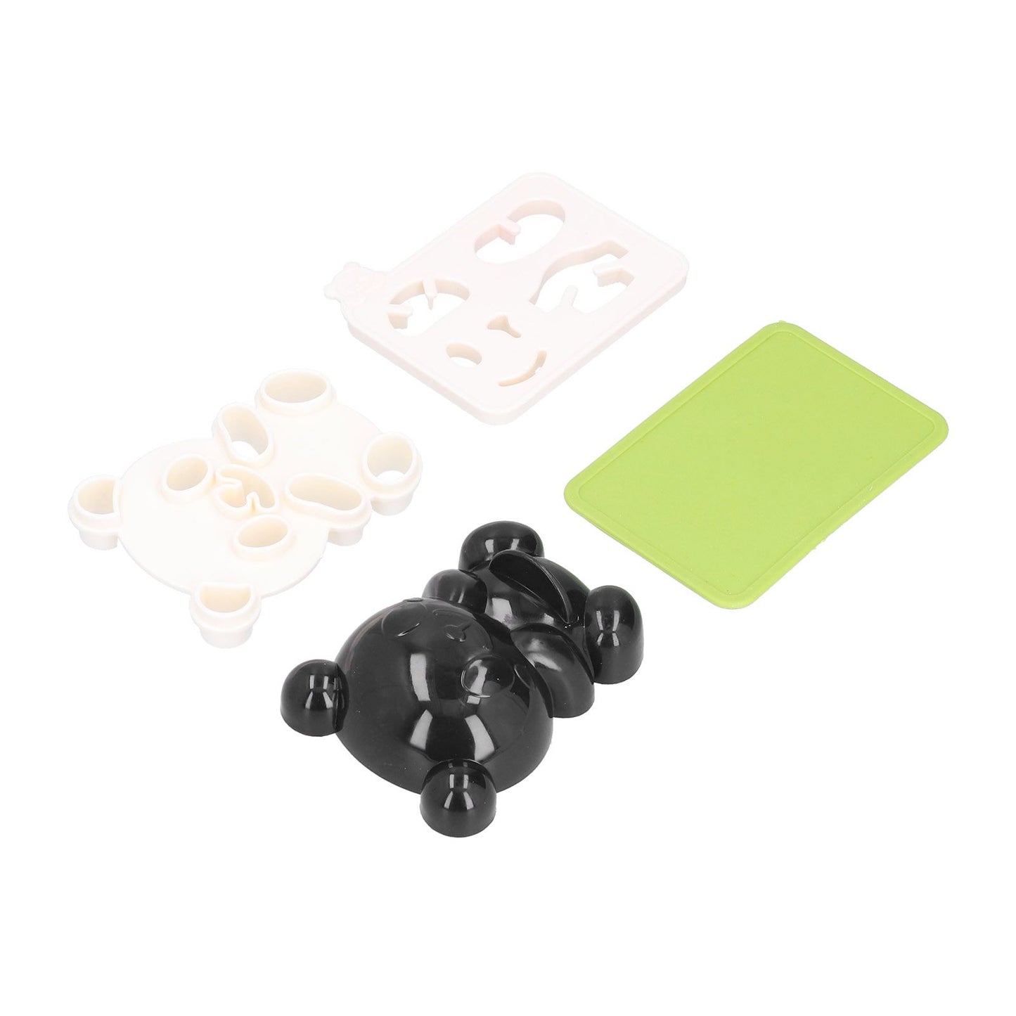 Panda Rice Ball Mold Food Grade Silicone Cute DIY Cookies Onigiri Mold for Kitchen Restaurants