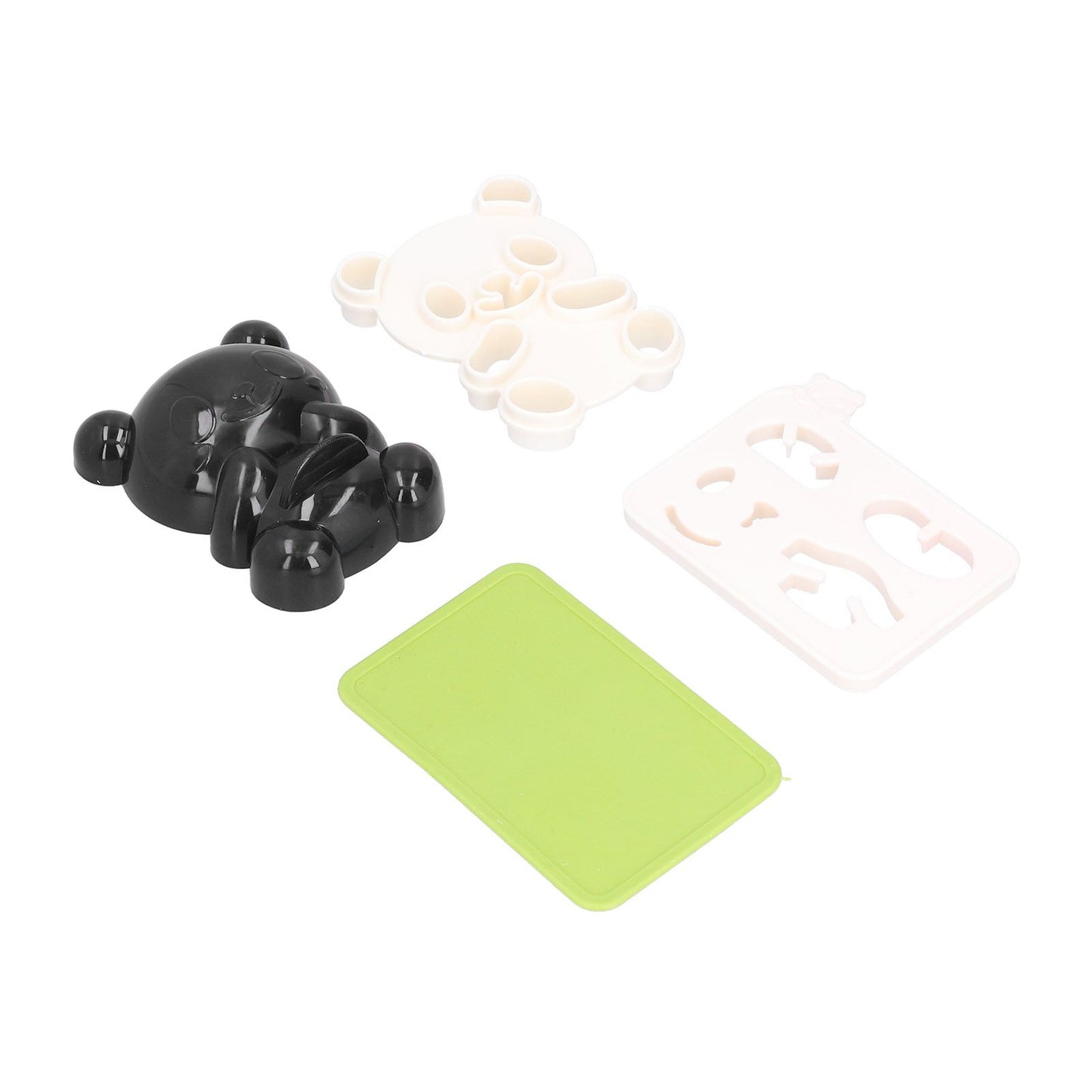 Panda Rice Ball Mold Food Grade Silicone Cute DIY Cookies Onigiri Mold for Kitchen Restaurants