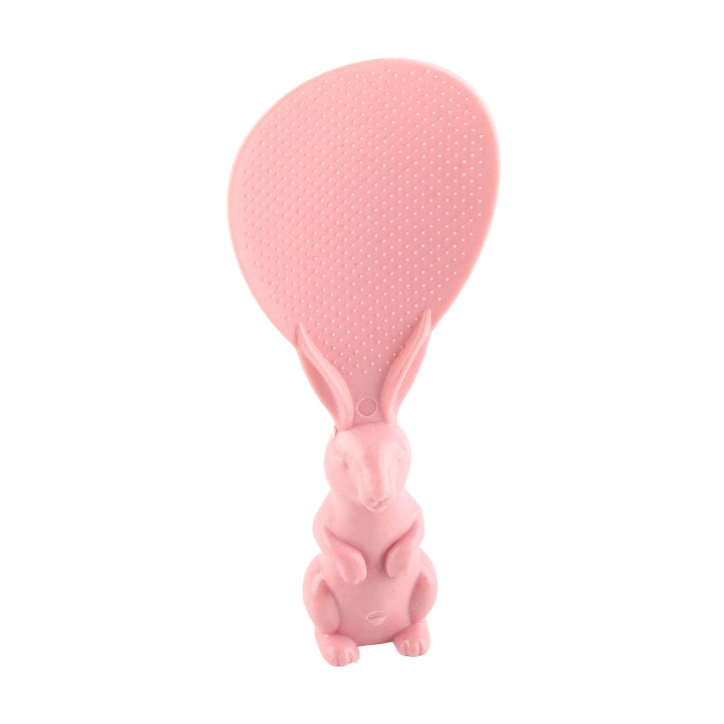 Bunny Shape Standable Rice Scooper Nonstick Rabbit Rice Paddle Rice Spoon Stand Up Serving Rice Shovel Pink