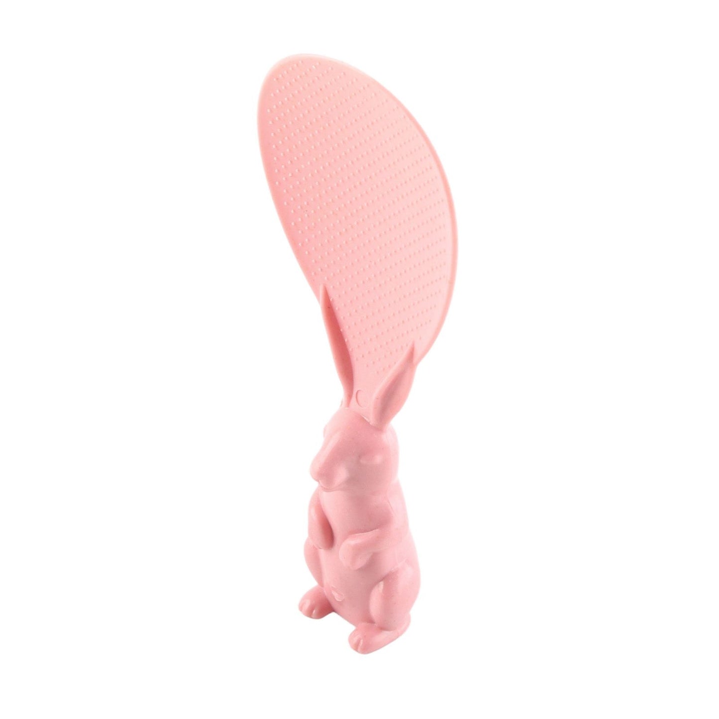 Bunny Shape Standable Rice Scooper Nonstick Rabbit Rice Paddle Rice Spoon Stand Up Serving Rice Shovel Pink