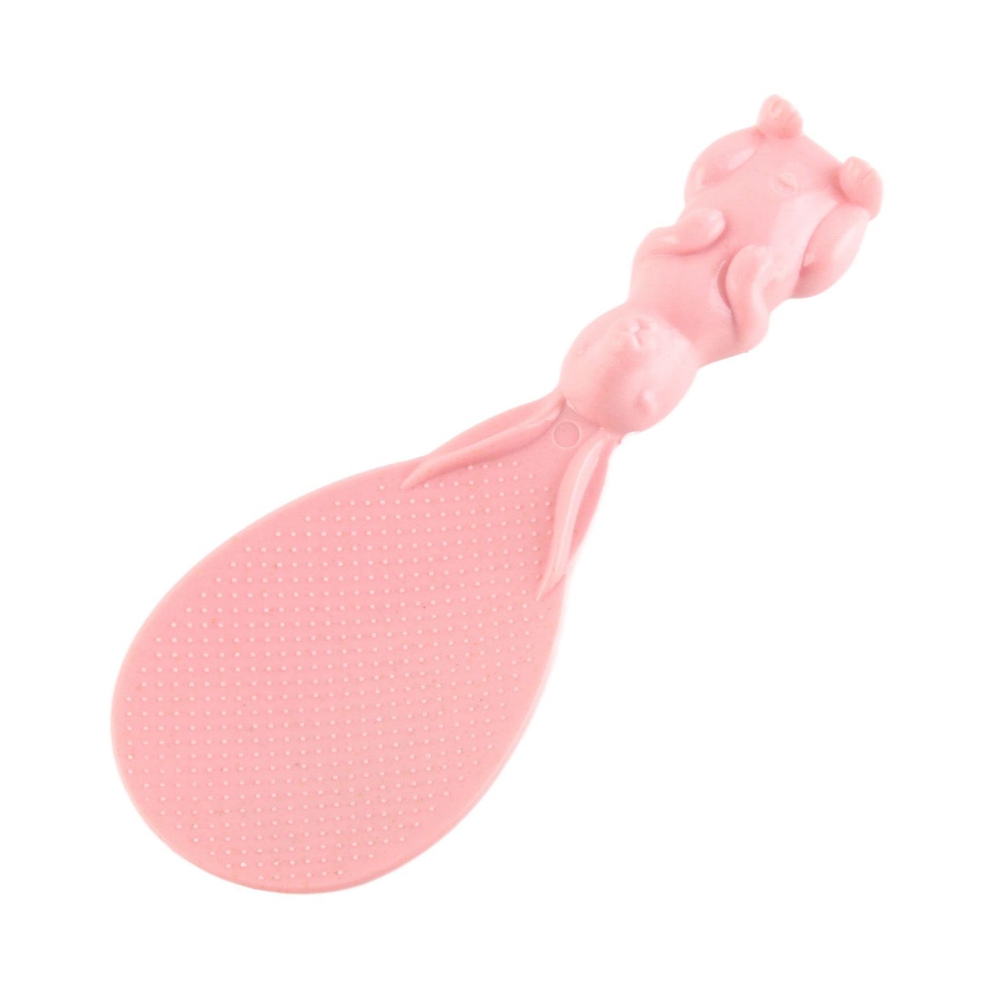 Bunny Shape Standable Rice Scooper Nonstick Rabbit Rice Paddle Rice Spoon Stand Up Serving Rice Shovel Pink