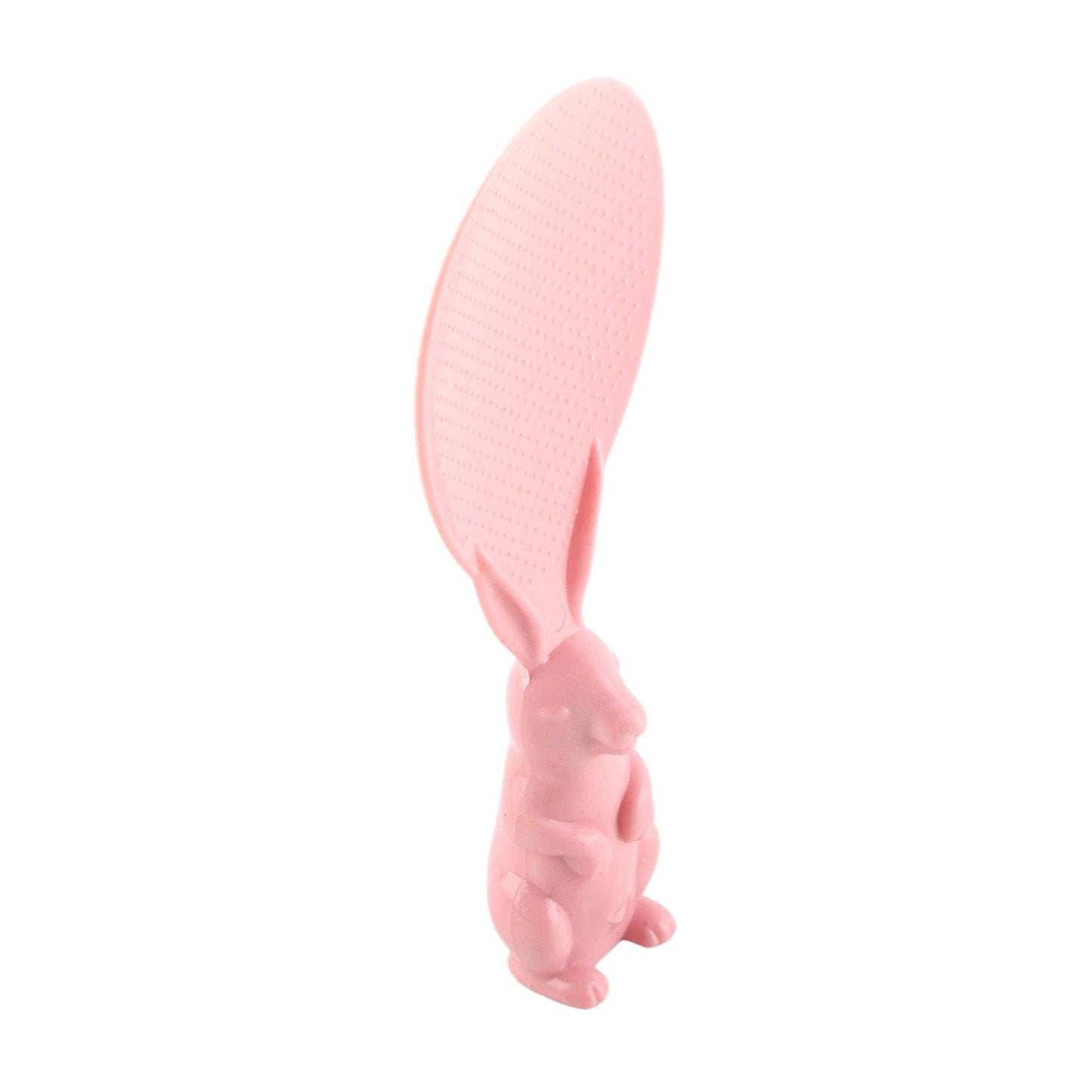 Bunny Shape Standable Rice Scooper Nonstick Rabbit Rice Paddle Rice Spoon Stand Up Serving Rice Shovel Pink