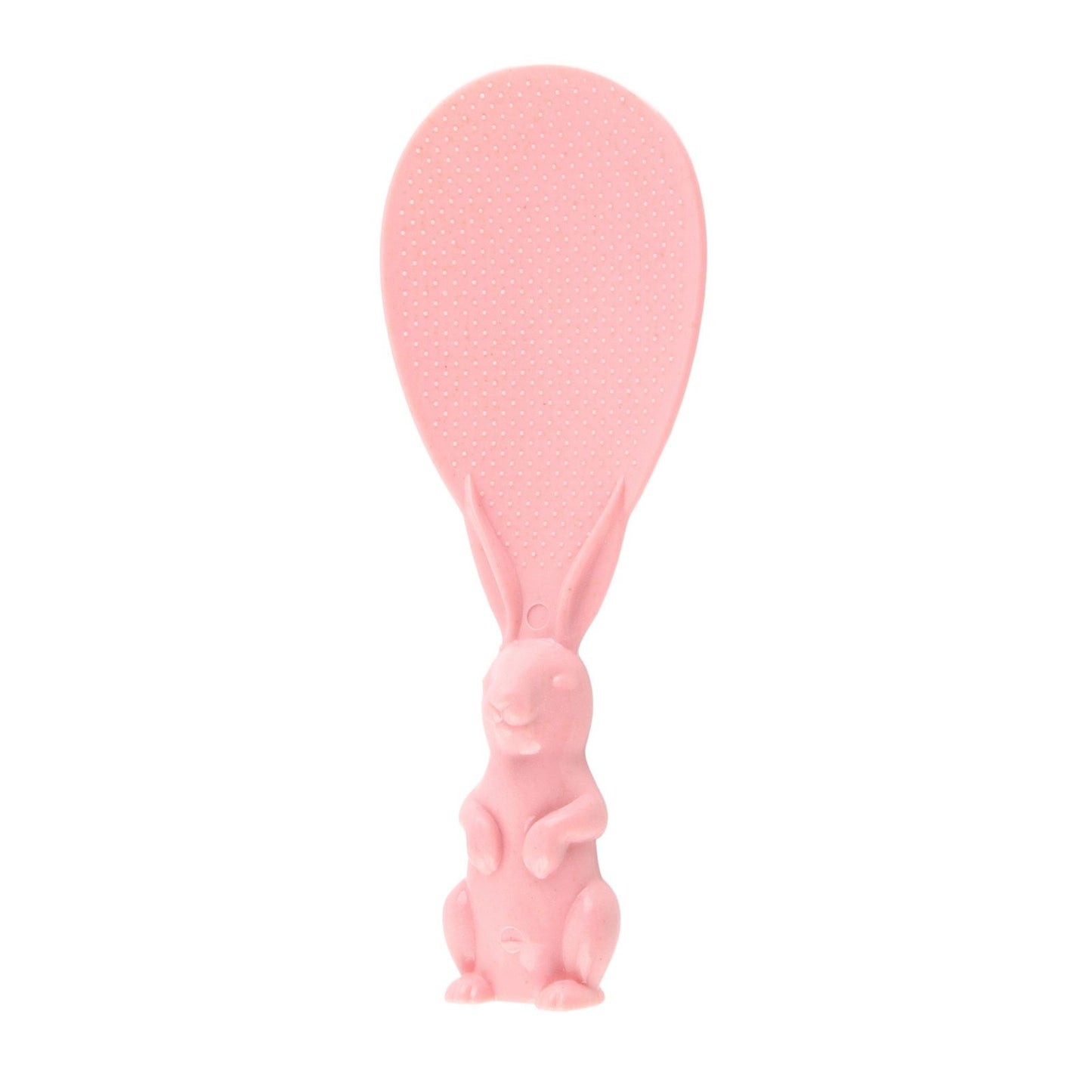 Bunny Shape Standable Rice Scooper Nonstick Rabbit Rice Paddle Rice Spoon Stand Up Serving Rice Shovel Pink